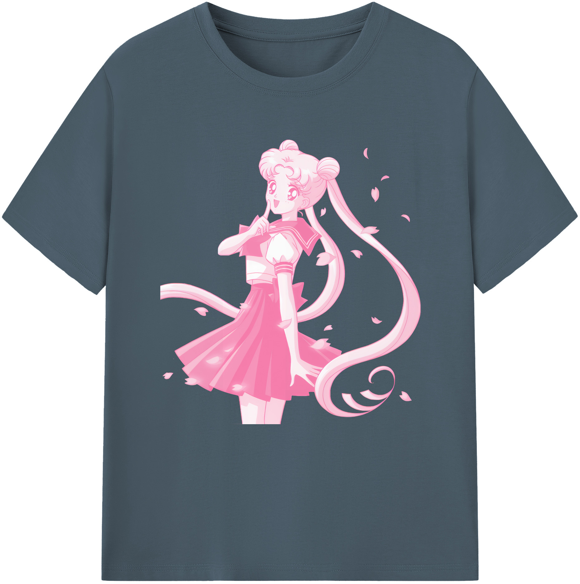 （画像用） 美少女戦士セーラームーン 愛野 美奈子 あいの みなこ Sailor Moon Aino Minako 綿100％半袖Tシャツ（フロントプリント）